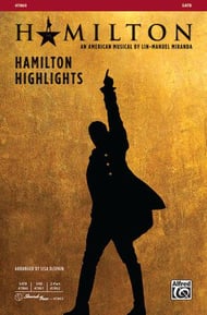 Hamilton Highlights SATB choral sheet music cover Thumbnail